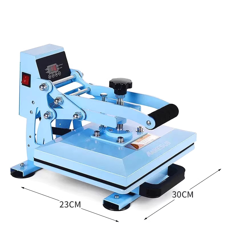 Heat Press Machine - Heißtransferpresse Druckmaschine T-Shirt Heißprägedrucker für Kleiderdesign