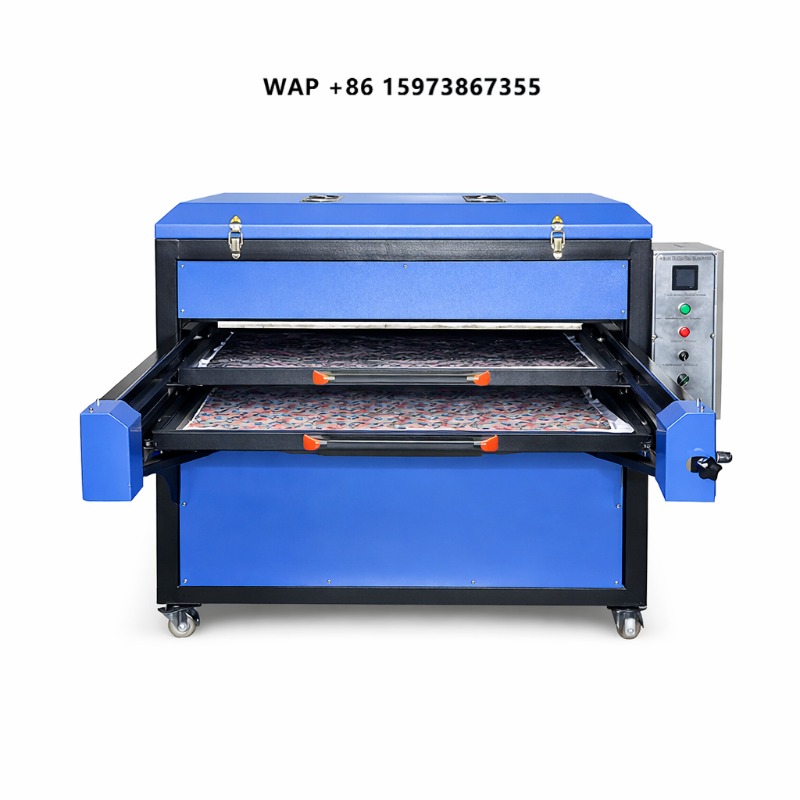 Heat Press Machine - Großformatige Doppelstation 80x100 100x120cm Sublimations-Heißpresse Halbautomatische