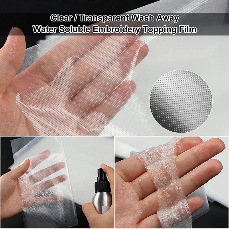 Embroidery Stabilizer Backing - PVA Wasser Löslich Film Stickerei Stabilisator