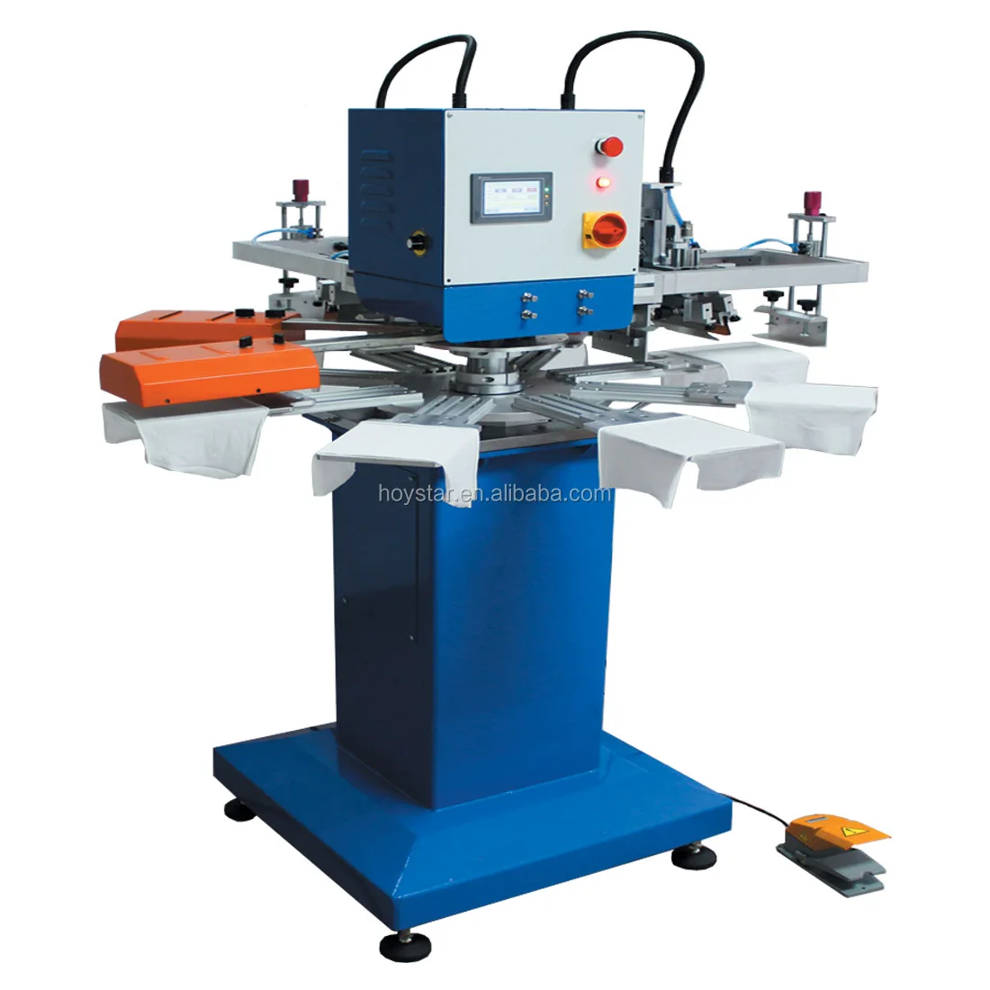 Flash Dryer Screen Print - Rapid Tag 2-Farben-T-Shirt-Bildschirmdrucker Flash-Trockner Bekleidungs Siebdruckmaschine