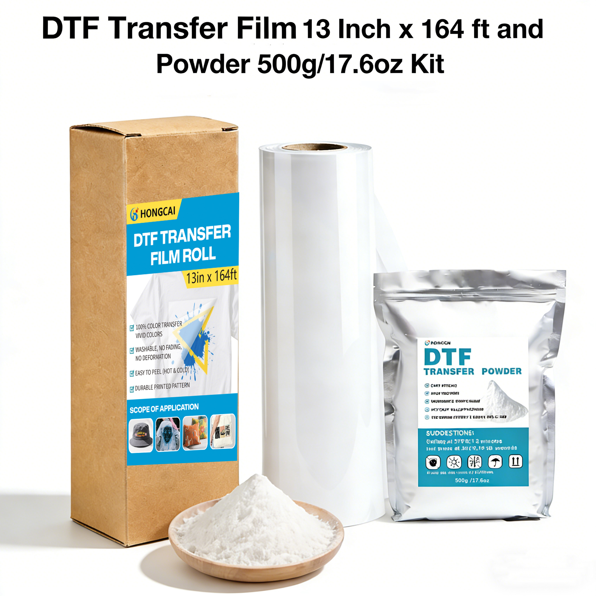 Dtf Hot Peel Film - DTF Transferfolie 13 Zoll x 164