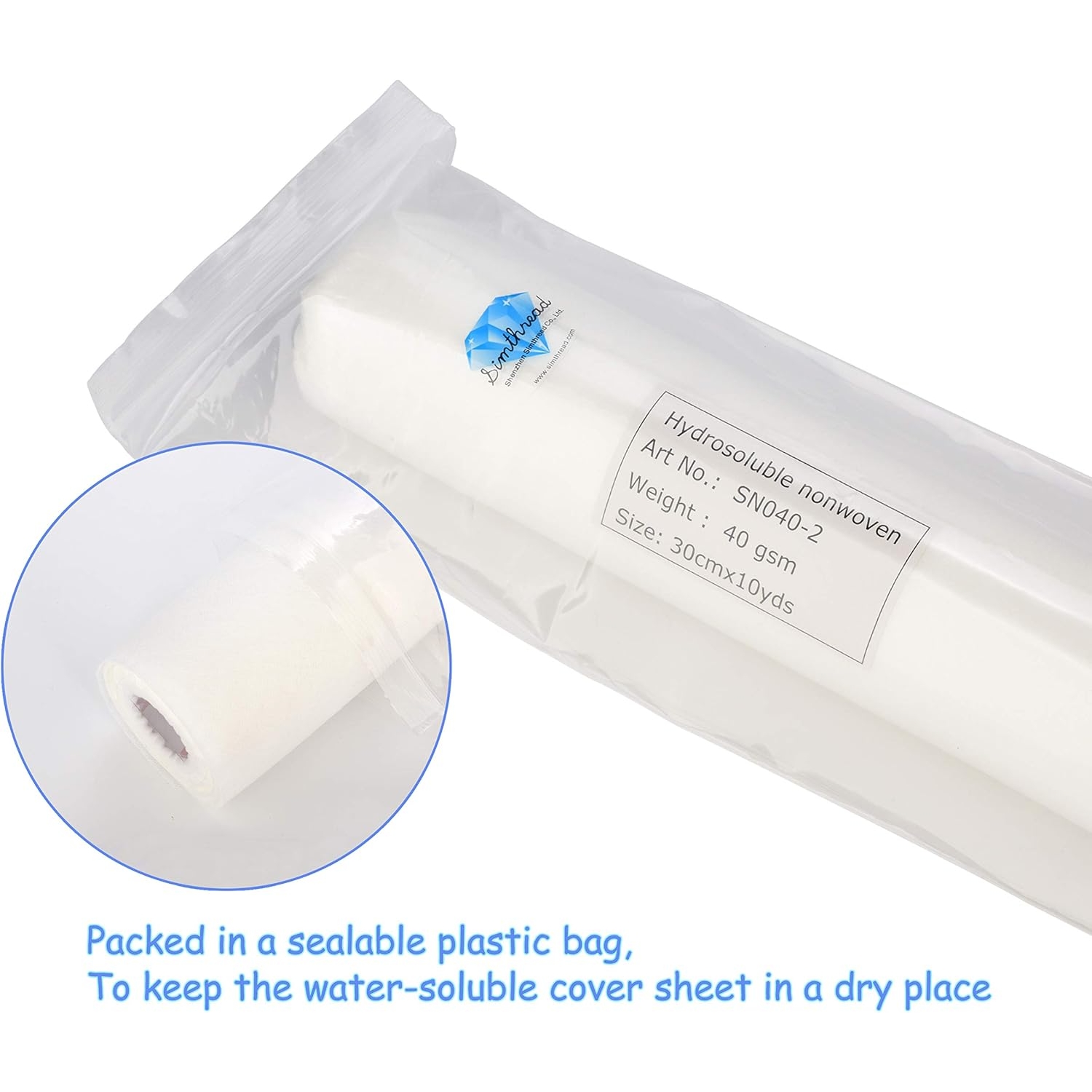 Simthread wasserlösliche, wasc - Embroidery Stabilizer Backing review and price