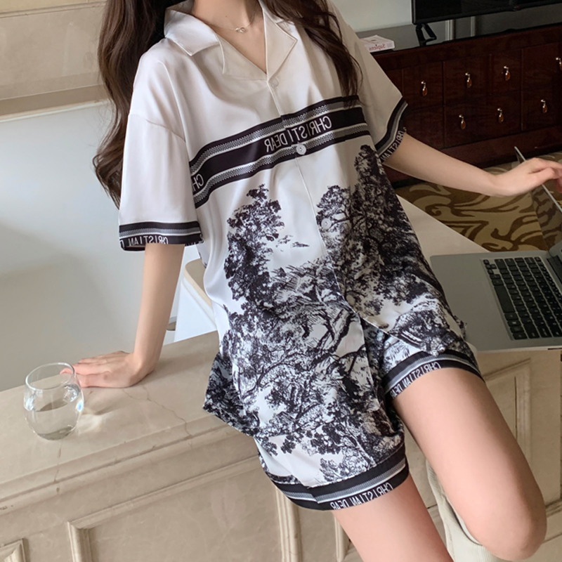 Sommer frauen Pyjamas Set Luxu - Direct To Garment Ink review and price