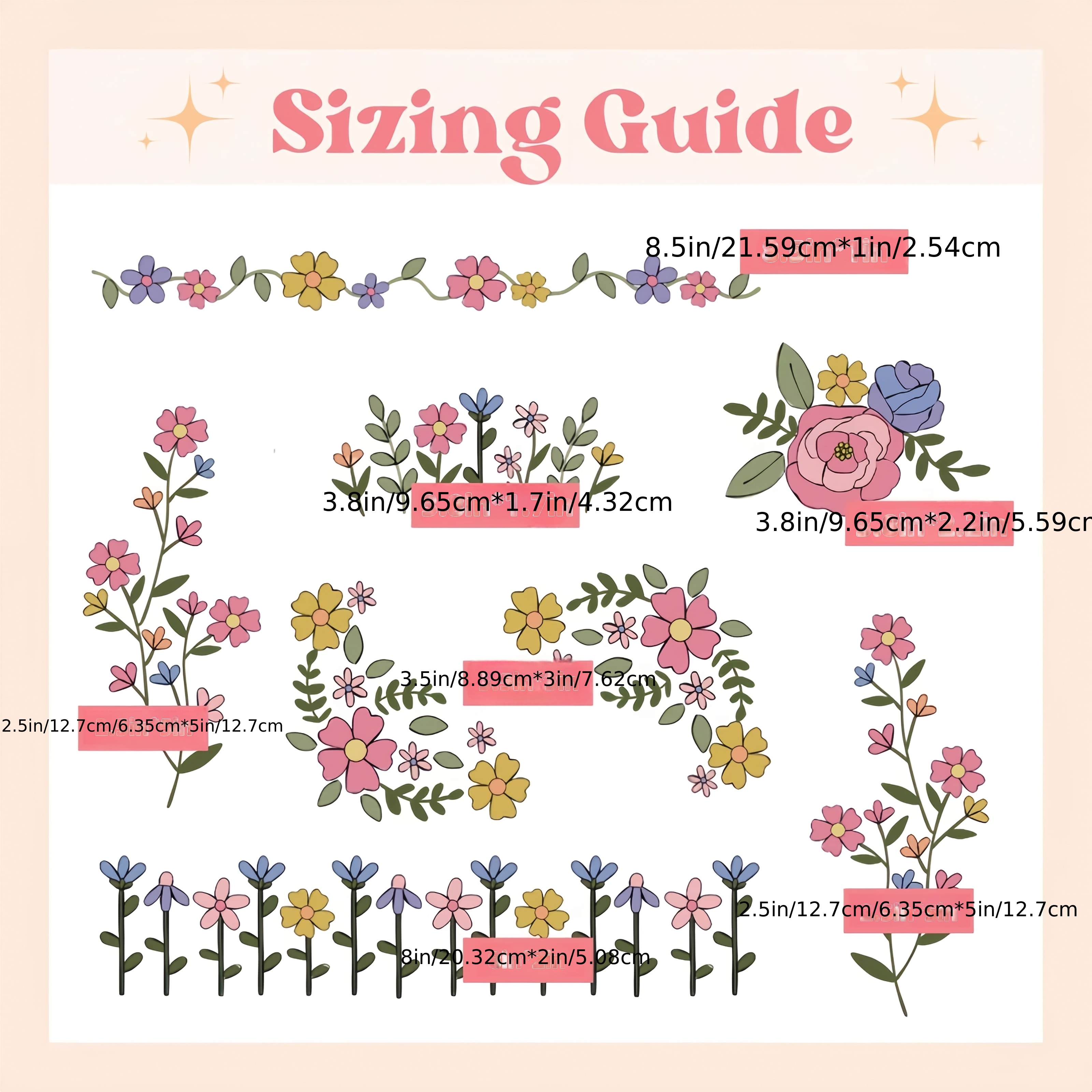 1 Satz mit 8 bunten Grafiken,  - Embroidery Stabilizer Backing review and price