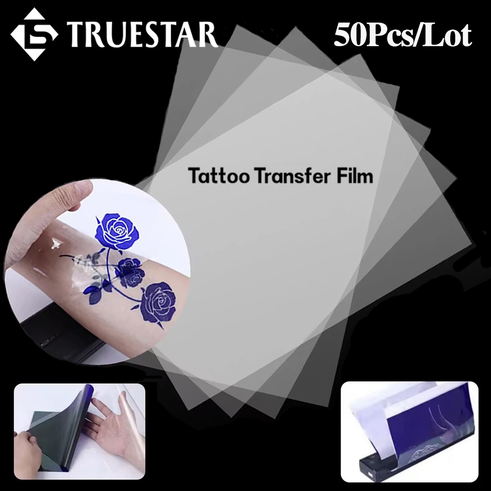 50 Stück transparentes Tattoo  - Foil Transfer Machine review and price