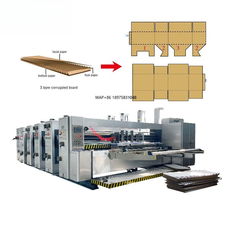 Automatische 4-Farben-Kartonie - Die Cutting Machine review and price