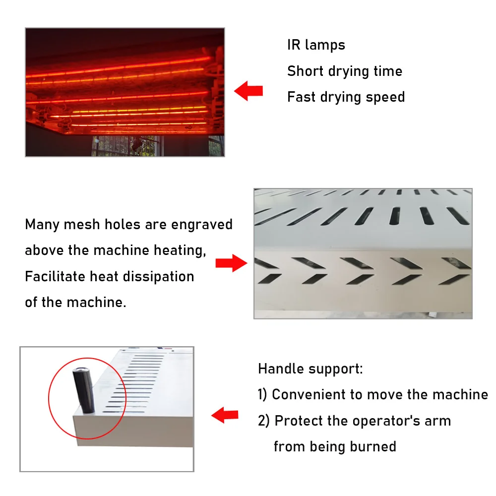 1600W Temperaturgesteuerter Si - Flash Dryer Screen Print review and price