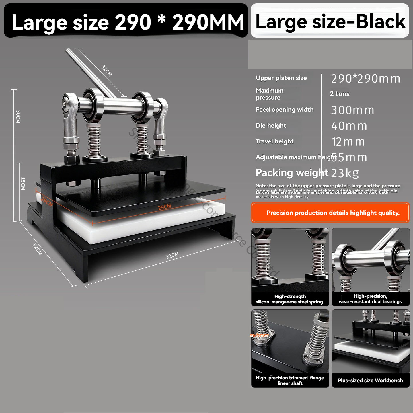 290x290 Schneidemaschine, hand - Die Cutting Machine review and price