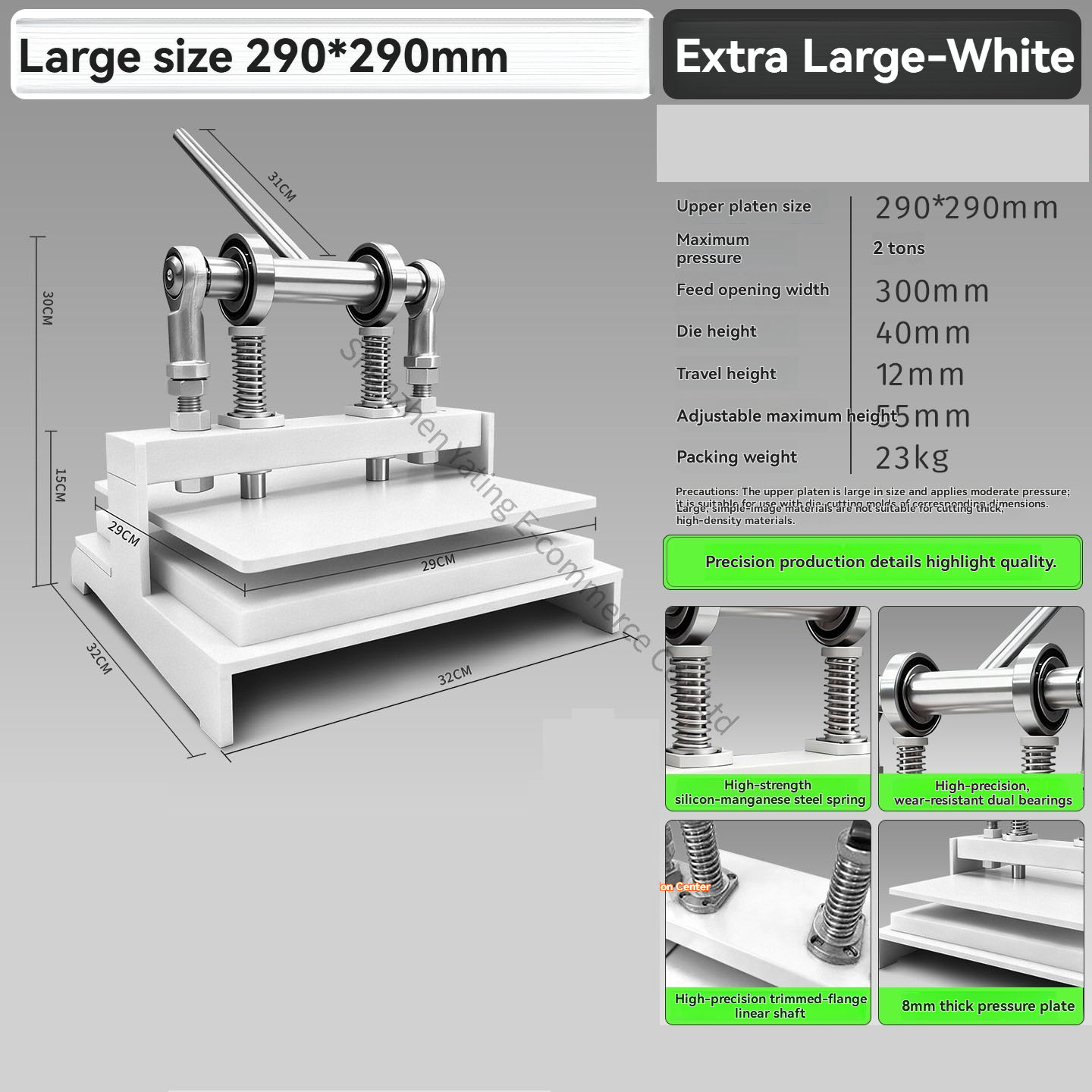 290x290 Schneidemaschine, hand - Die Cutting Machine review and price
