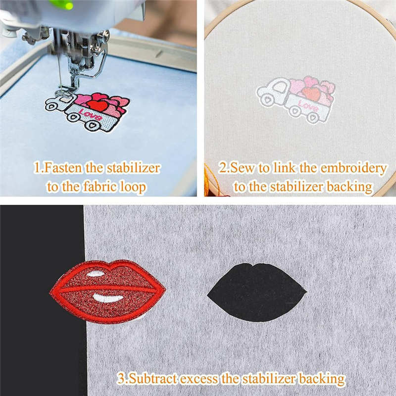 A67P-20 Stück doppelseitige Kl - Embroidery Stabilizer Backing review and price