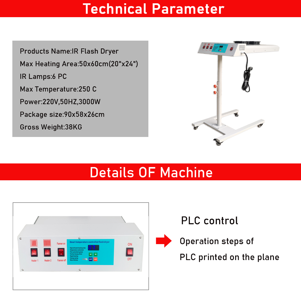 Fabrikpreis Ir Siebdruck Siebd - Flash Dryer Screen Print review and price
