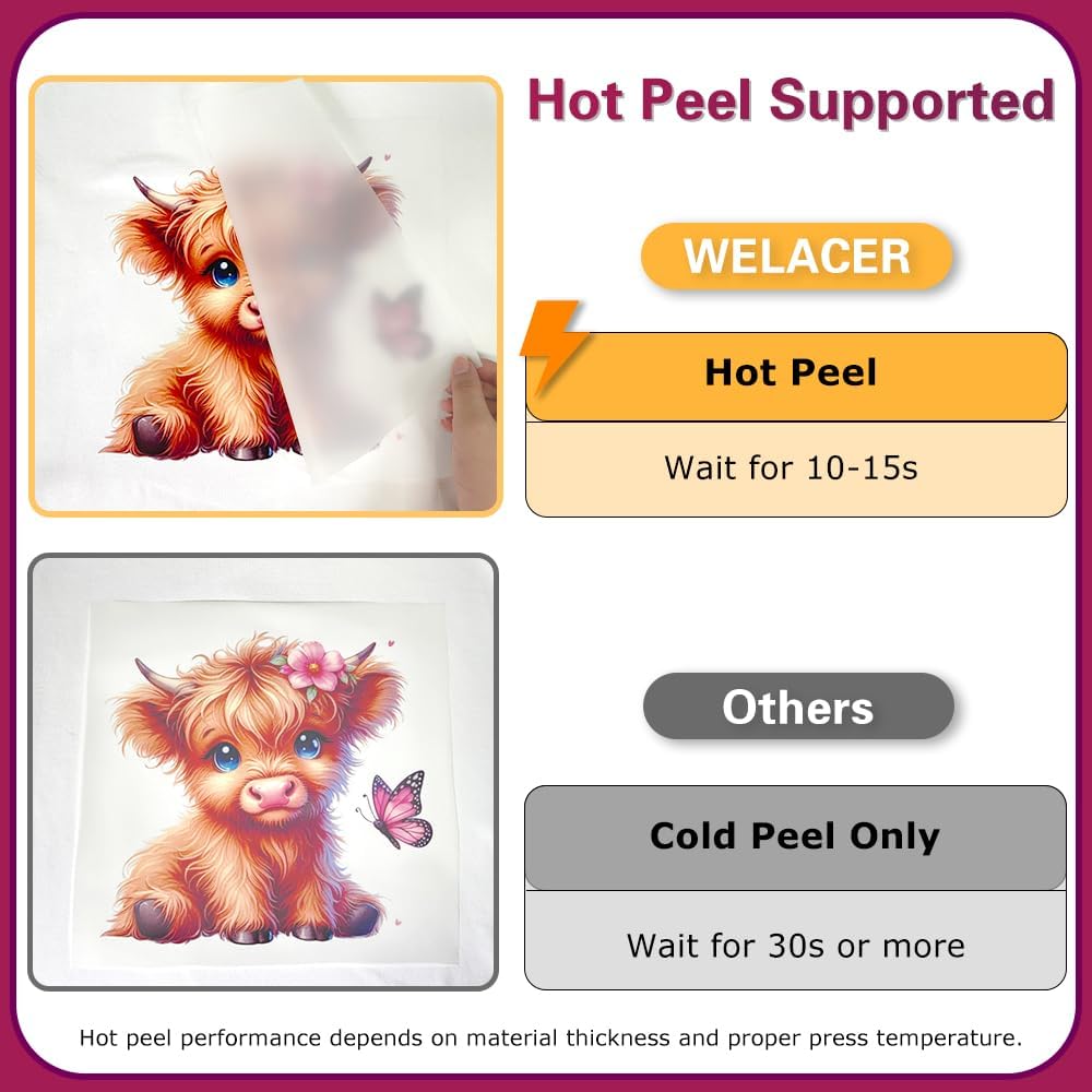 DTF Transferfolie A4 100 Blatt - Dtf Hot Peel Film review and price
