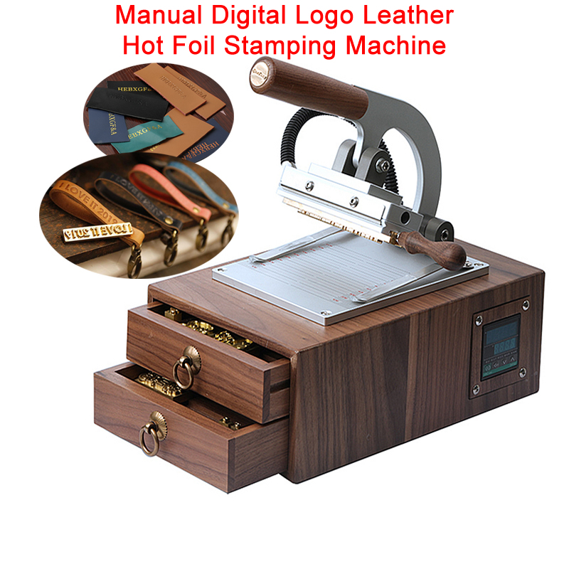 Manuelle digitale Logo-Leder-H - Heat Press Machine review and price