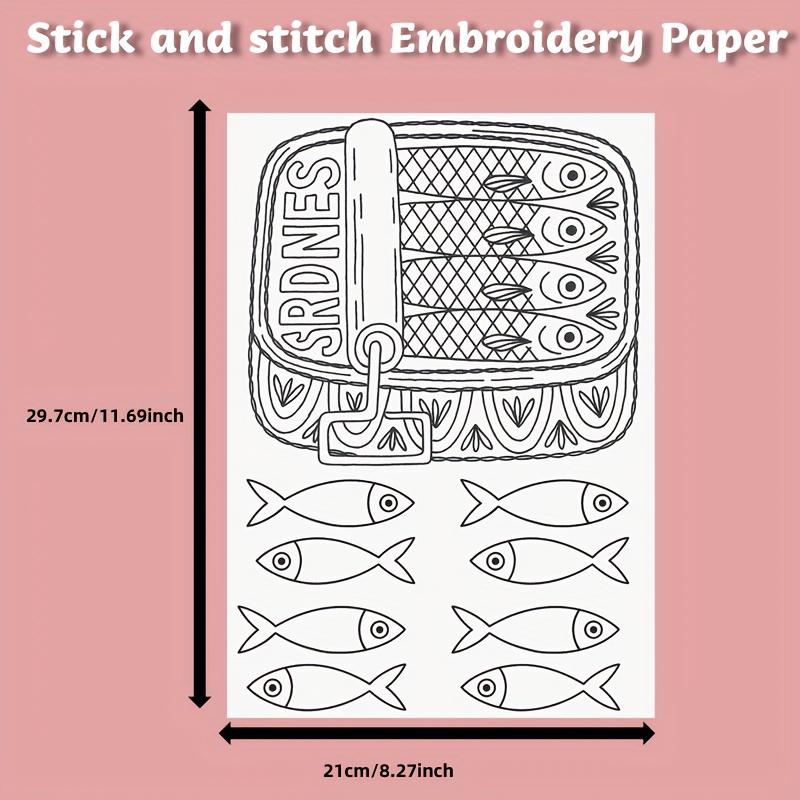 2-Blatt handgenähter Stickerst - Embroidery Stabilizer Backing review and price