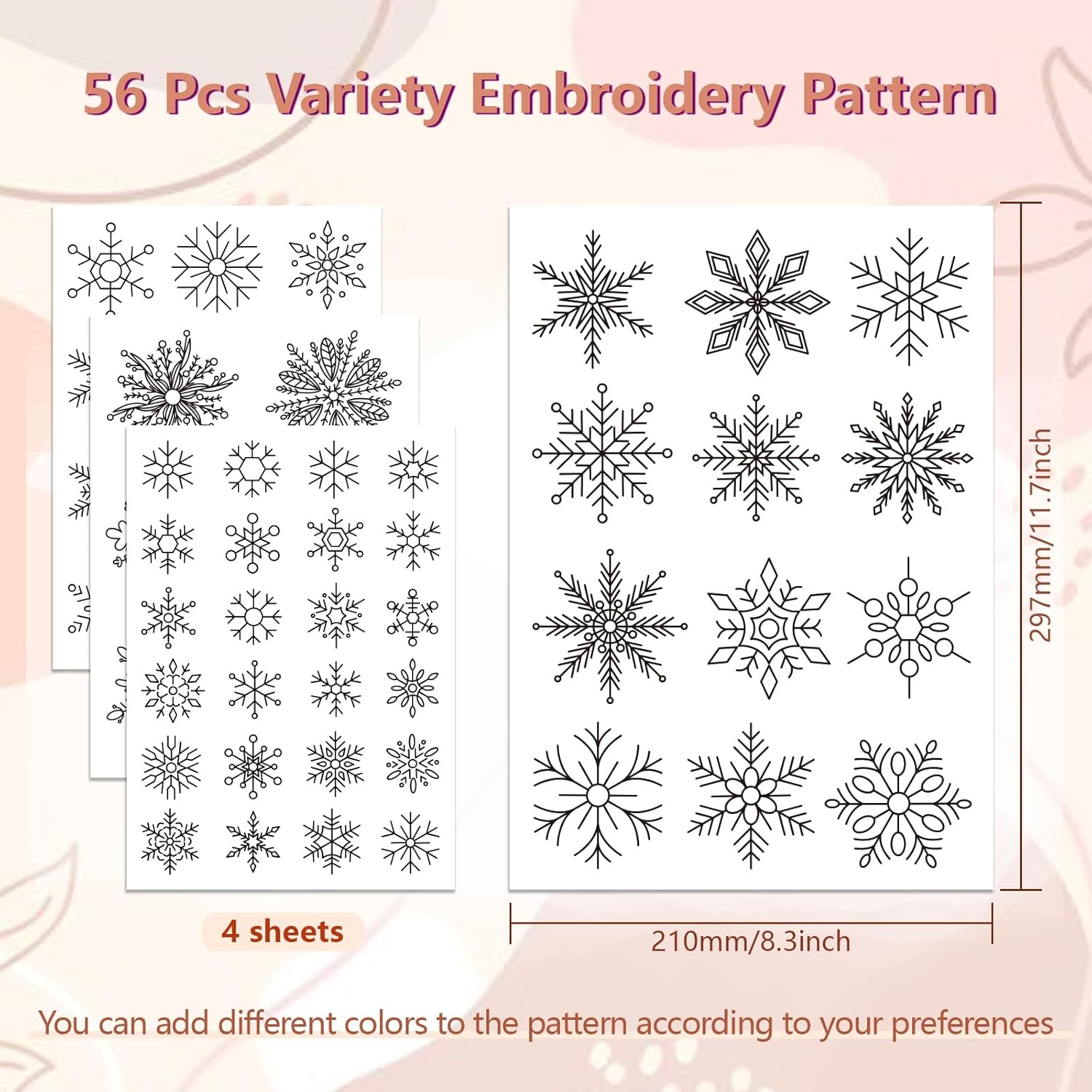 Schneeflocken-Kranz, Stick und - Embroidery Stabilizer Backing review and price