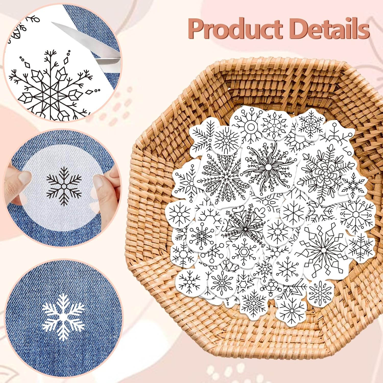 Schneeflocken-Kranz, Stick und - Embroidery Stabilizer Backing review and price