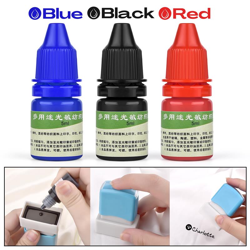 5 ml blau rot schwarz Tinte Te - Direct To Garment Ink review and price