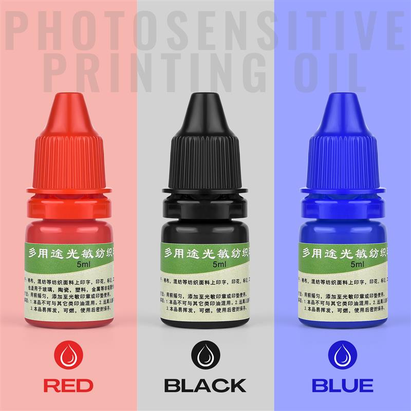 5 ml blau rot schwarz Tinte Te - Direct To Garment Ink review and price