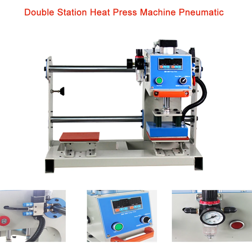 250x350mm Doppelstation Pneuma - Foil Transfer Machine review and price